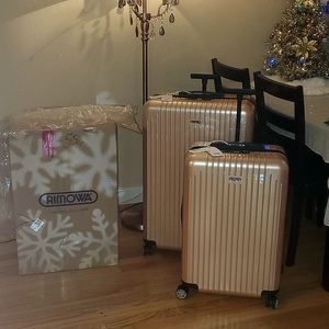 RIMOWA Pearl Rose luggage set Salsa Air